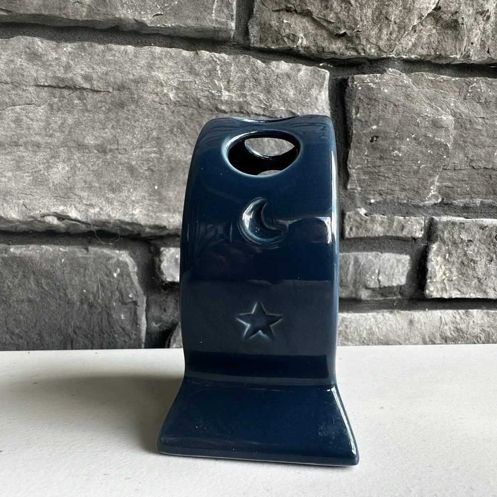 VTG 90s Springmaid Celestial Sun Moon Stars Toothbrush Holder Bathroom Whimsical